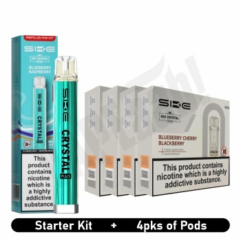 Ske Crystal Plus Device + 4 Pks of Pods